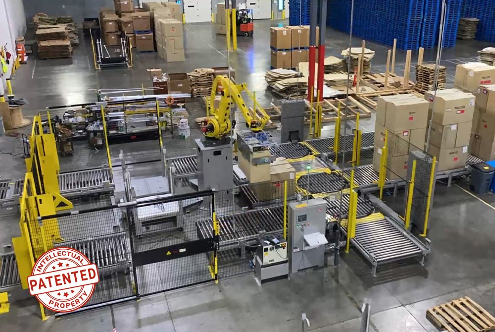 Automatic Gaylord and Tote Palletizing Automatic Gaylord and Tote Palletizing